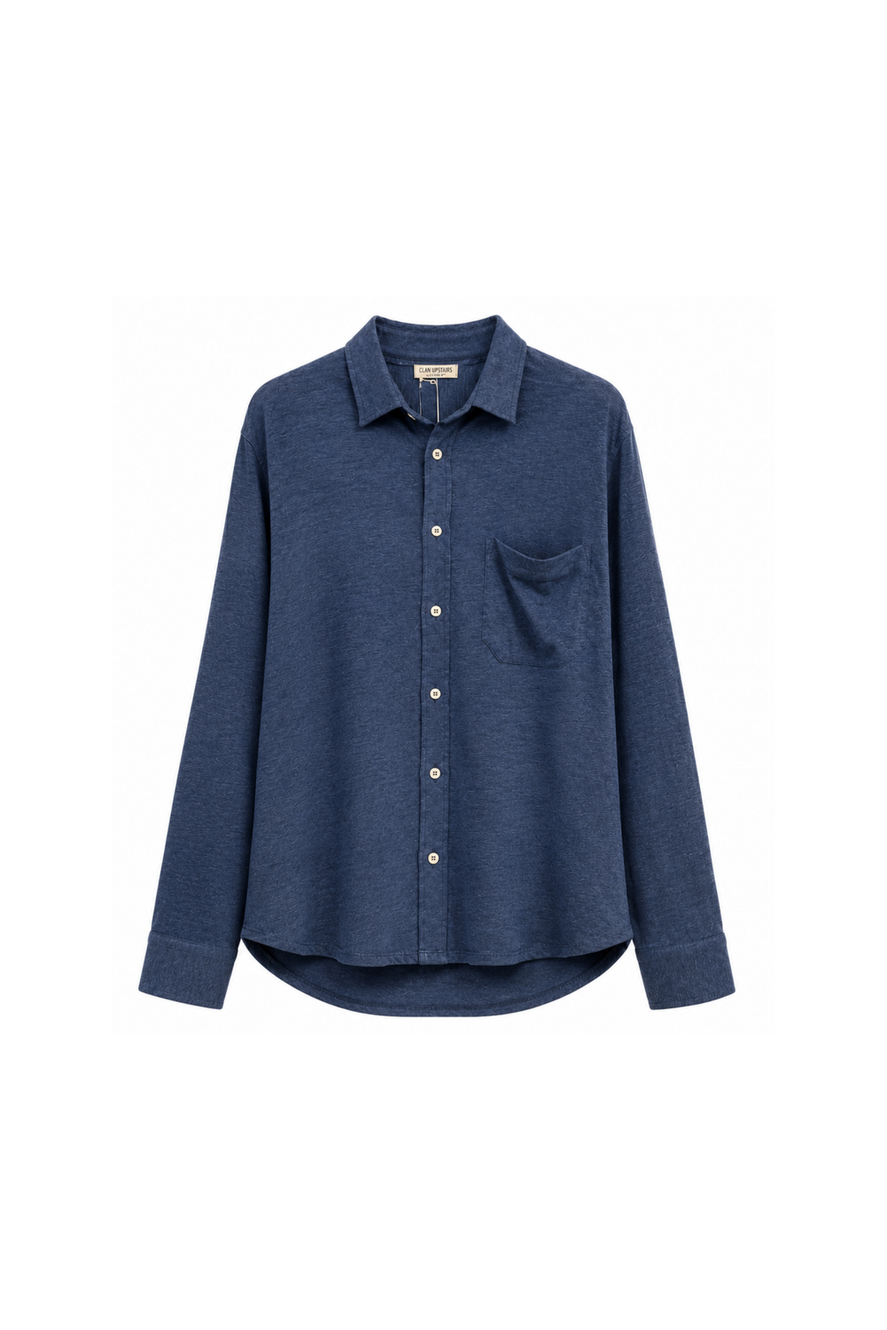 LONG SLEEVE SHIRT PHIL BLU/IN by Clan Upstairs Private Label
