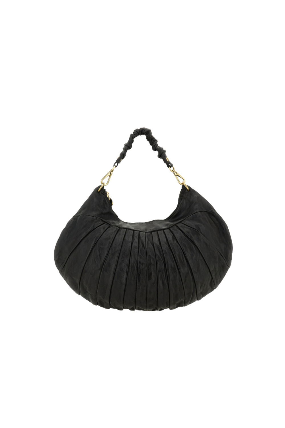 LUNA GRANDE NERO Shoulder bag by Campomaggi