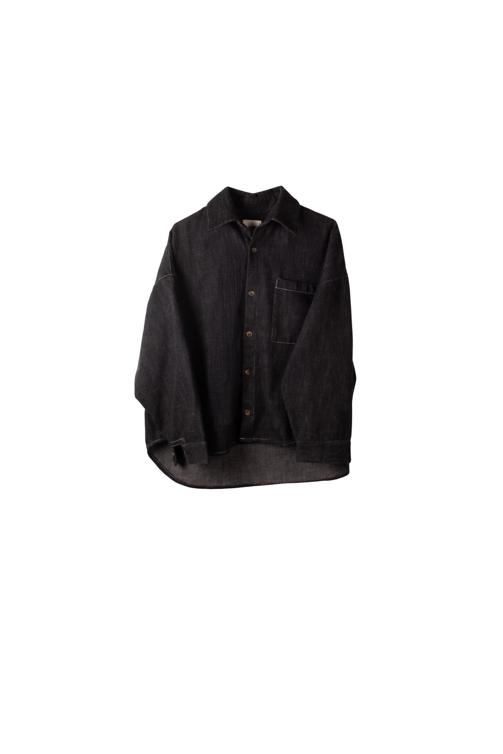 GRACE DENIM BLACK Shirt by Clan Upstairs Private Label