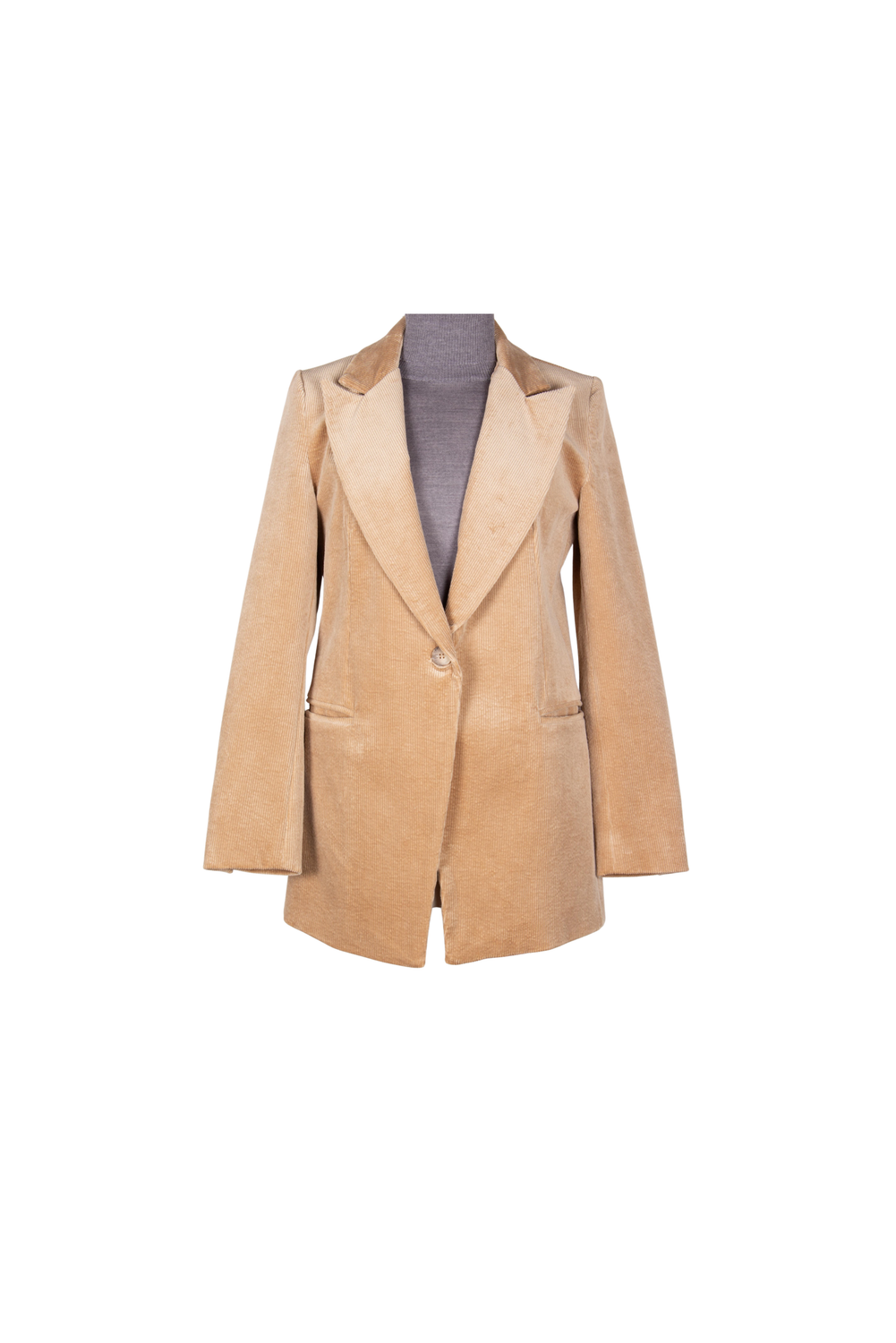 MARIE BEIGE Blazer by Clan Upstairs Private Label