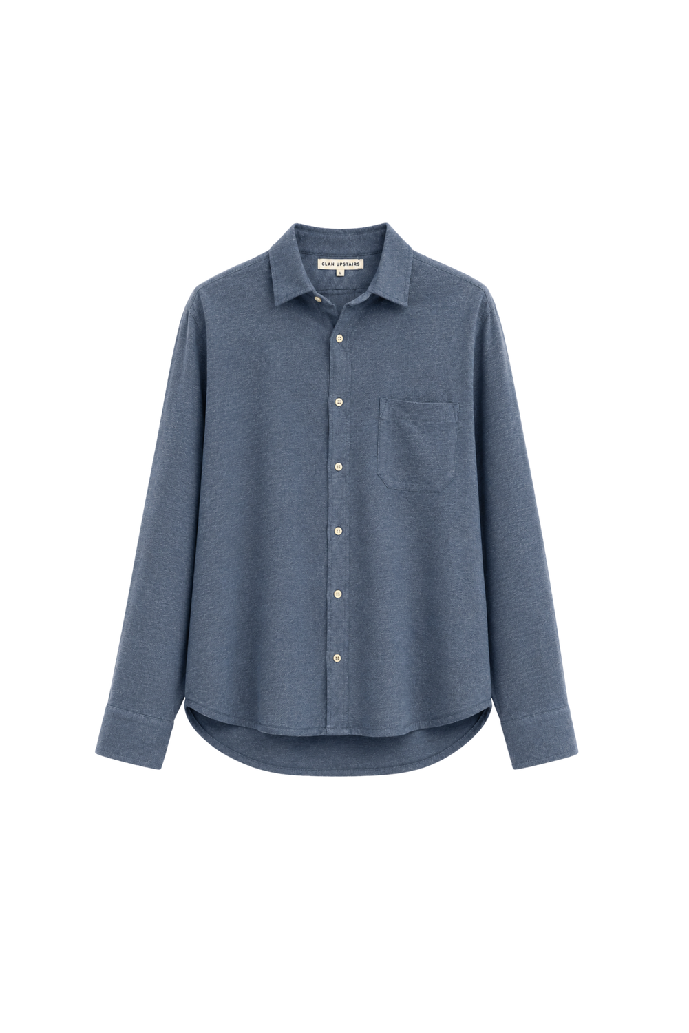 LONG SLEEVE SHIRT PHIL C/ZUCC by Clan Upstairs Private Label