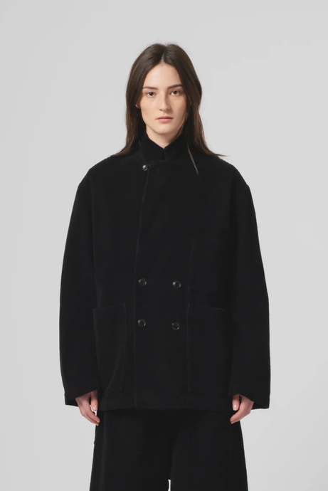 MAXI DREAM CORDUROY BLACK Blazer by Eat Dust