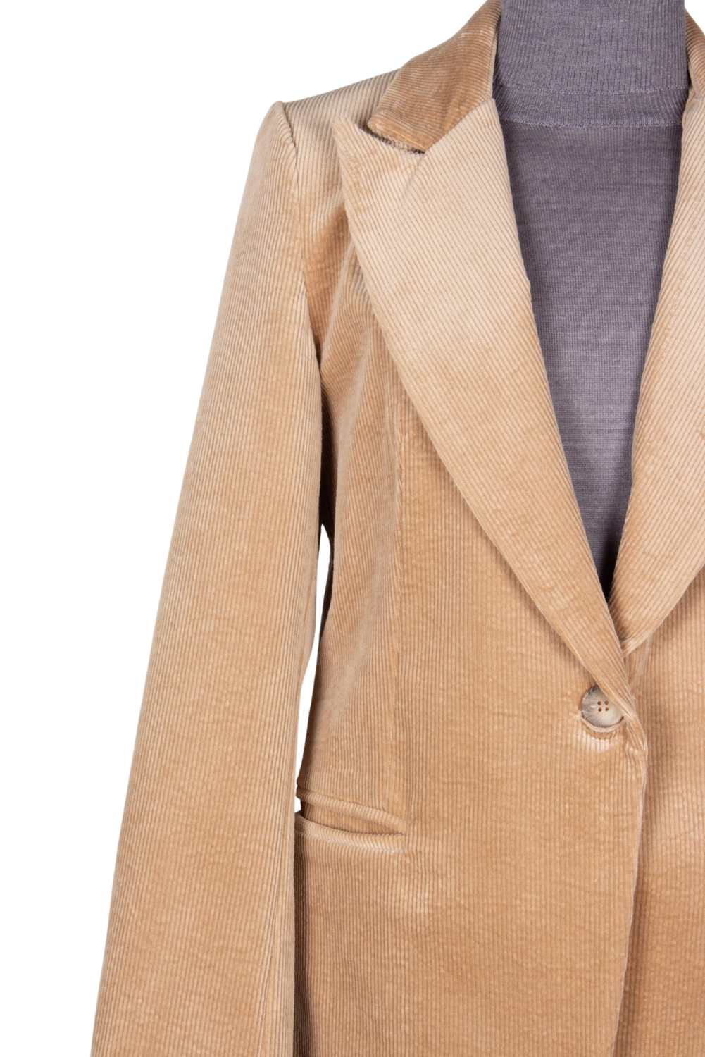 MARIE BEIGE Blazer by Clan Upstairs Private Label