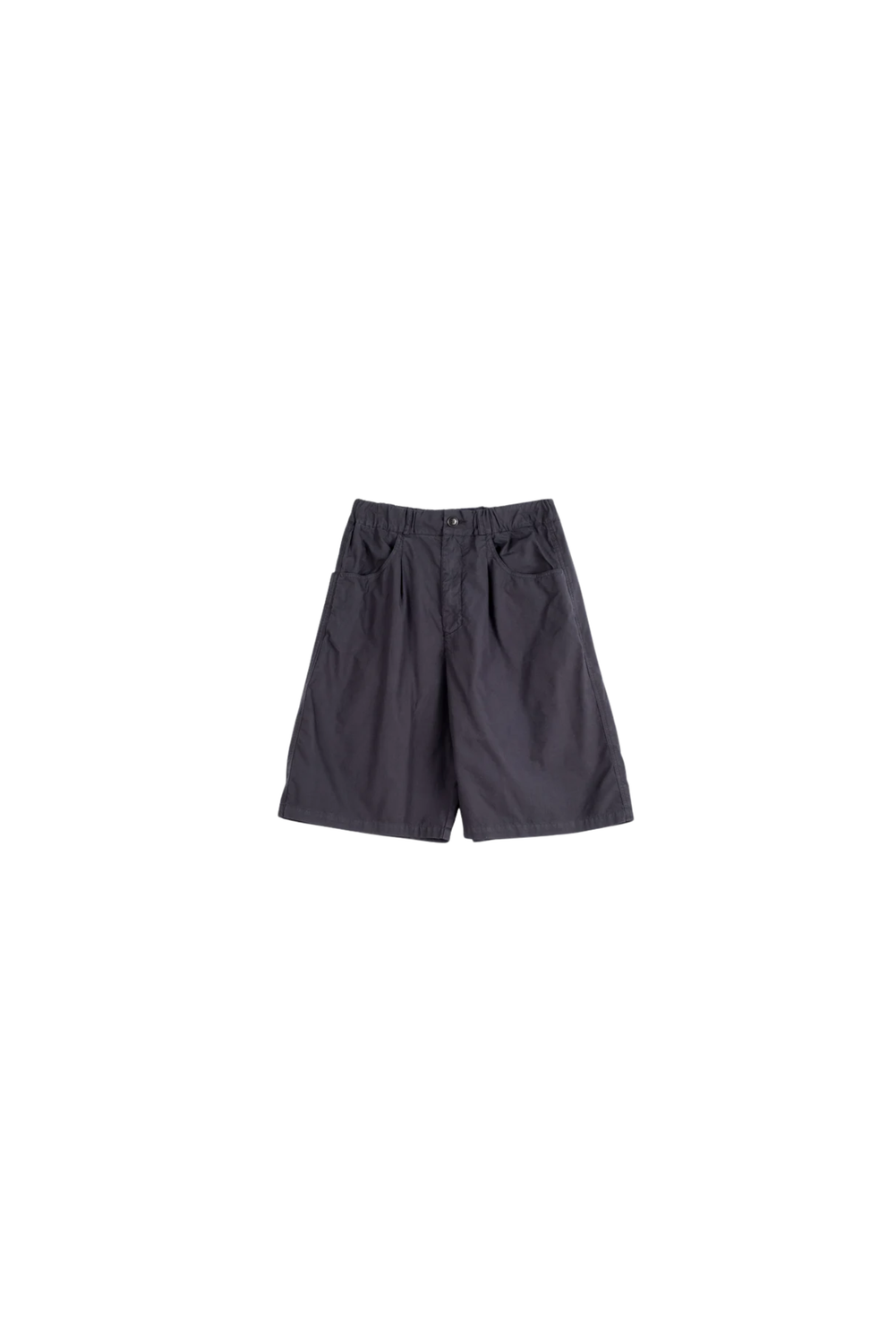 LOOSE FIT BERMUDA WITH DRAWSTRING MIDNIGHT BLUE by EAT DUST