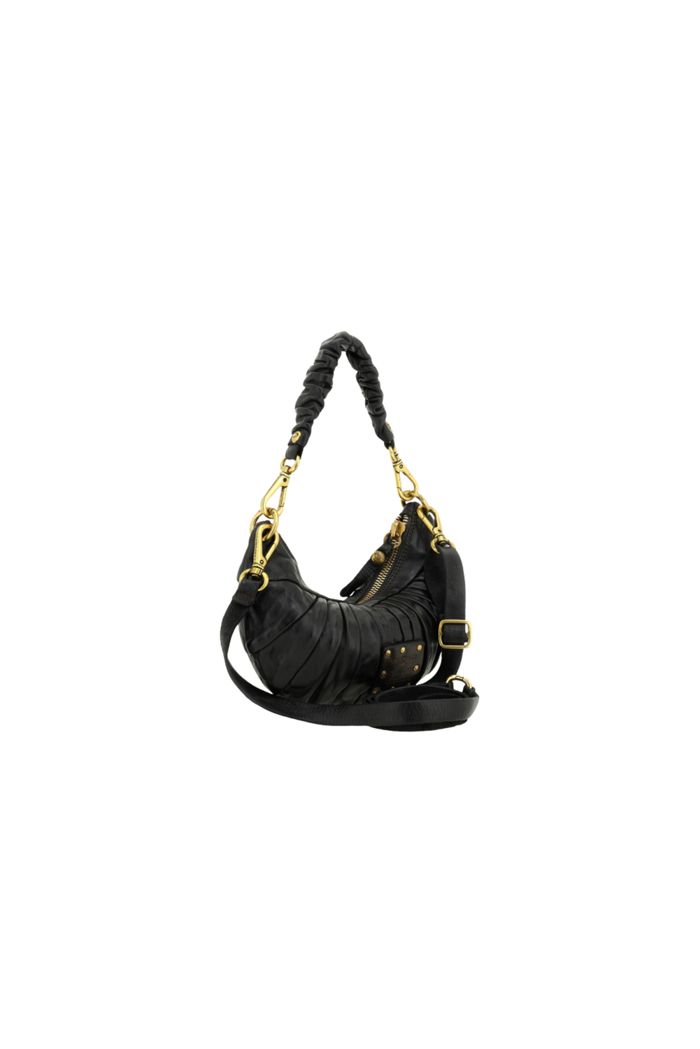 LUNA MINI NERO Shoulder bag by Campomaggi