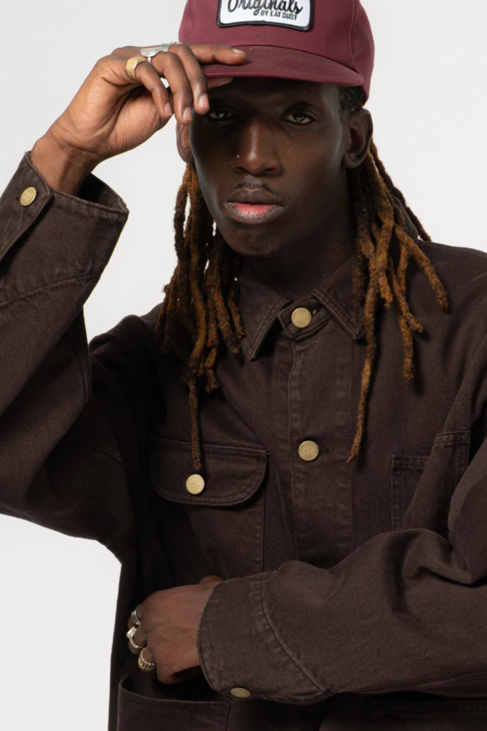 ALCATRAZ JACKET COFFEE BROWN by EAT DUST