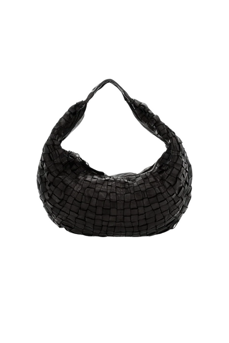MARISA LARGE NERO Shoulder Bag by Campomaggi