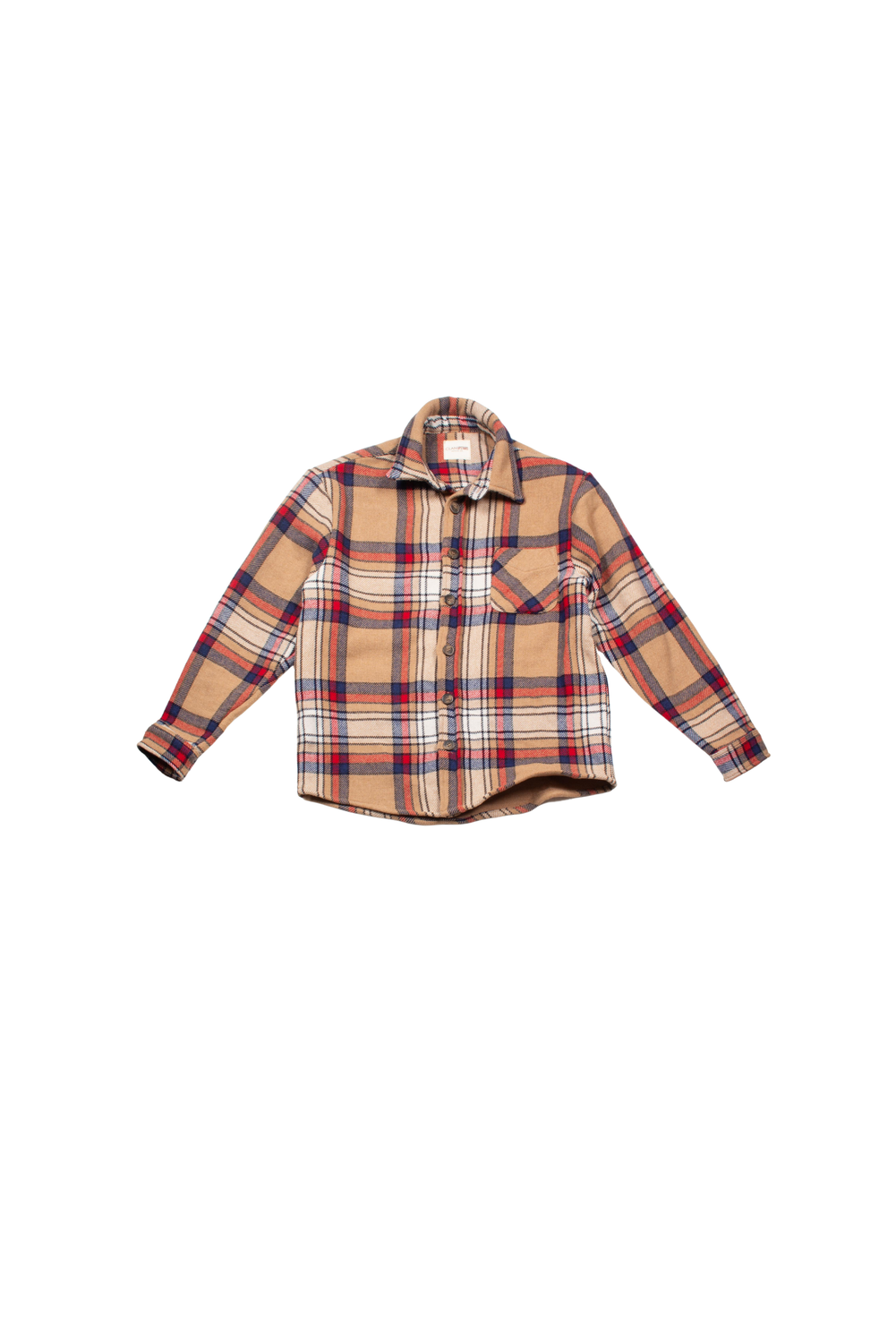 FUMI WOOL C/ROSSO Shirt by Clan Upstairs Private Label