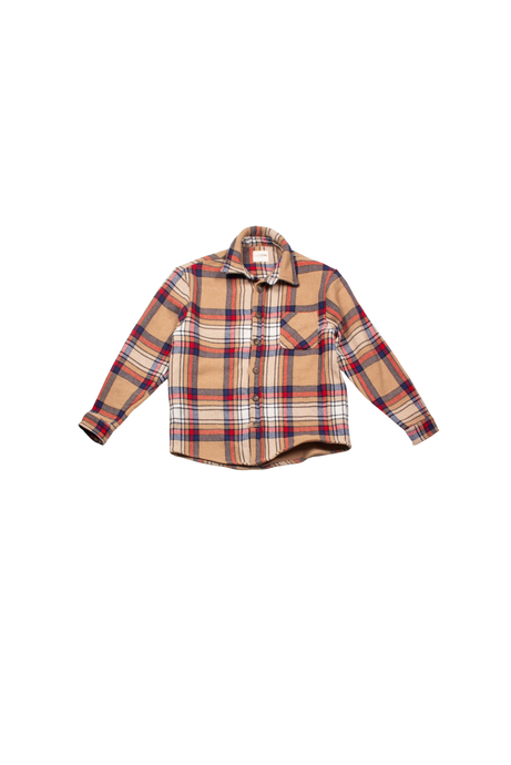 FUMI WOOL C/ROSSO Shirt by Clan Upstairs Private Label