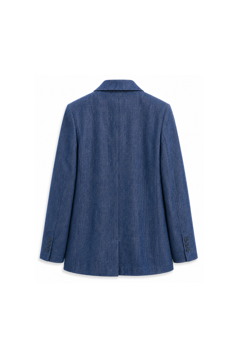 AMELIA DOUBLE BREASTED BLAZER DENIM by Clan Upstairs Private Label