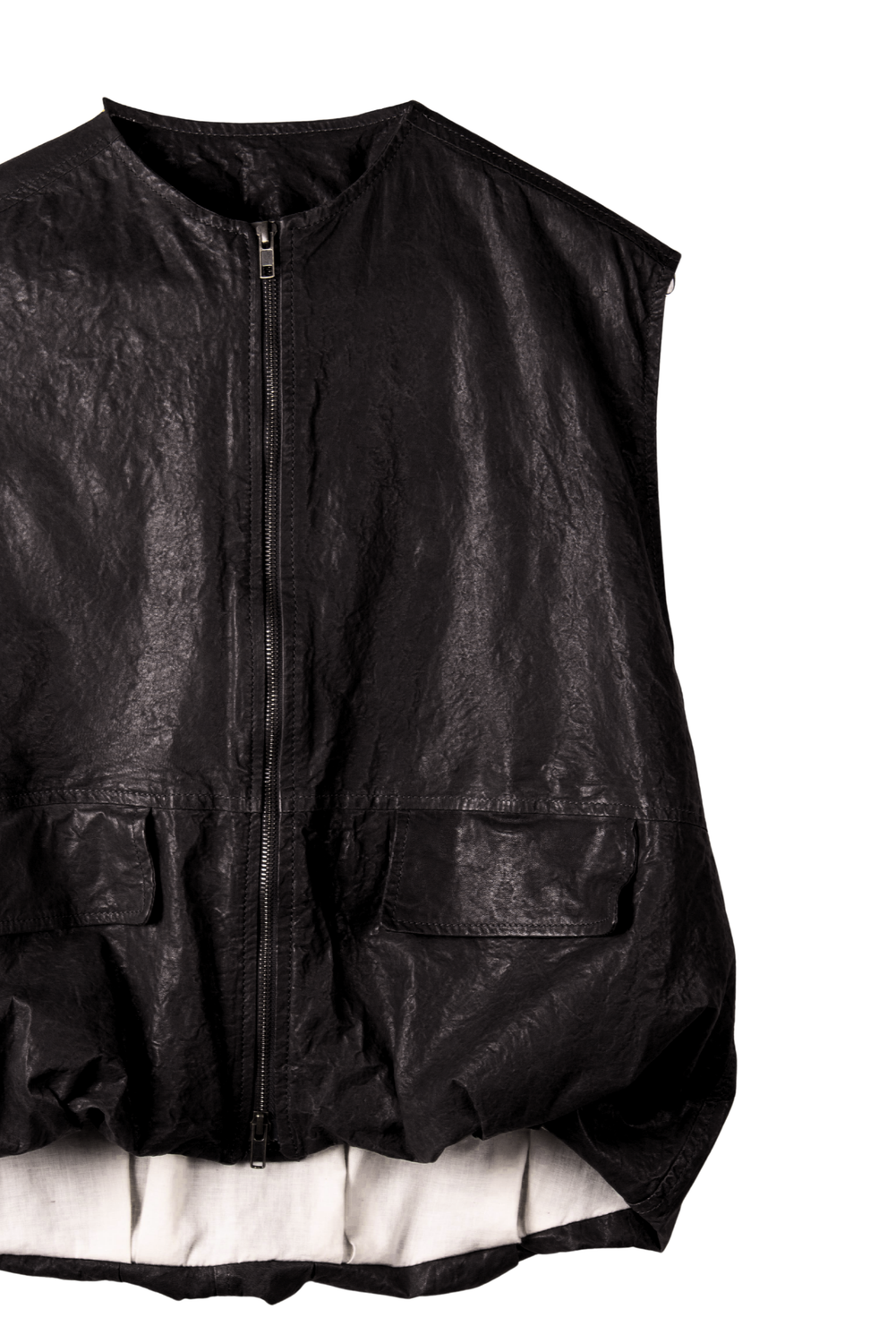 GAVE BLACK Overgilet by Clan Upstairs Private Label