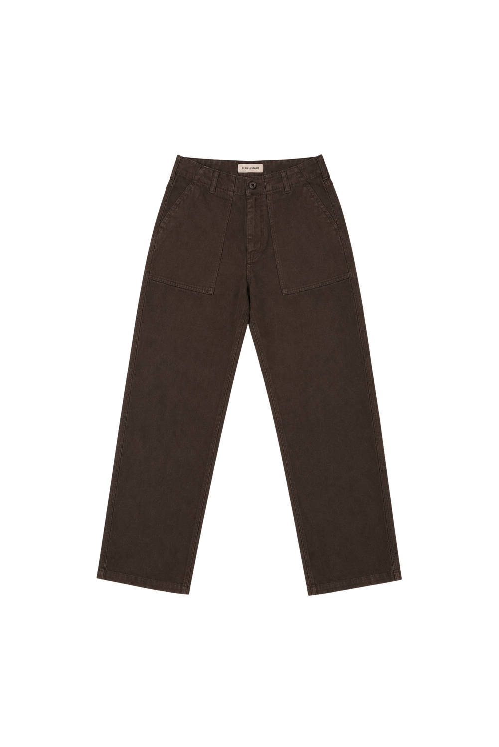EMIL DENIM TROUSERS CIOCCOLATO Trousers by Clan Upstairs Private Label