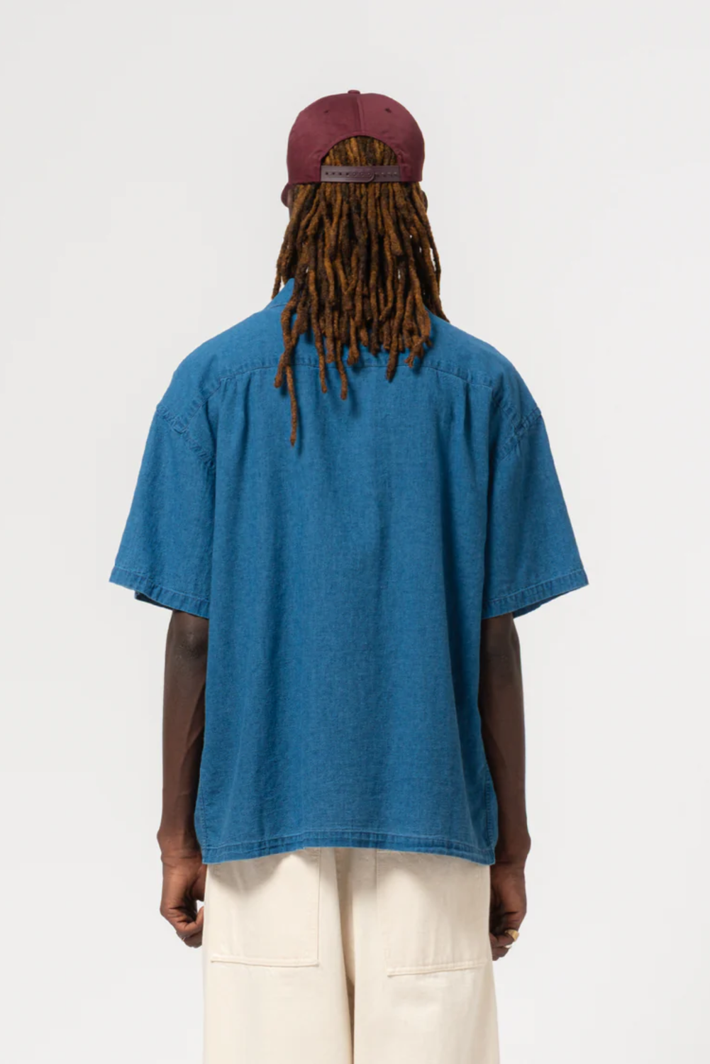 ALOHA LINEN BLUE Shirt by Eat Dust