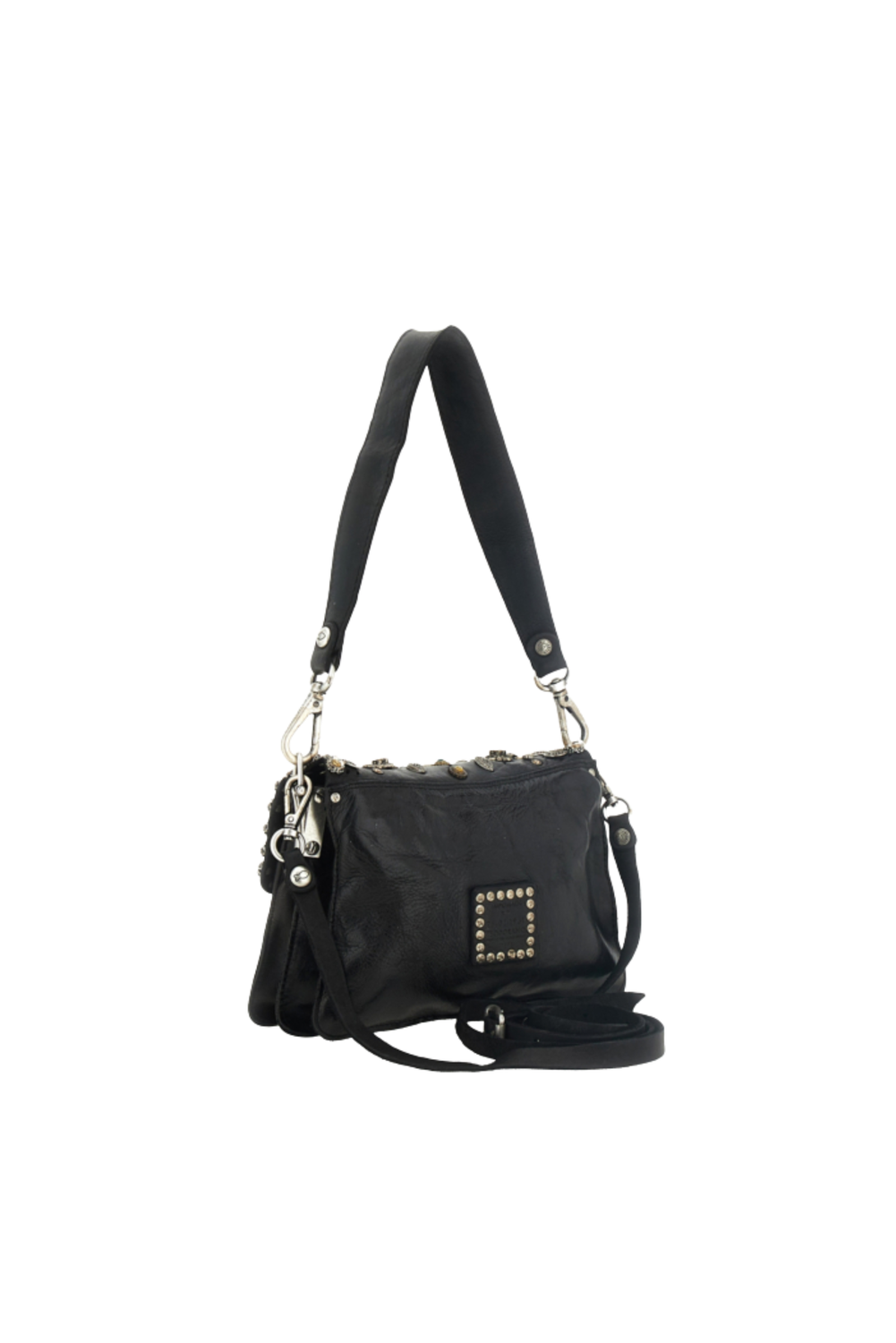 AGNESE FORTE DEI MARMI NERO Crossbody bag by Campomaggi