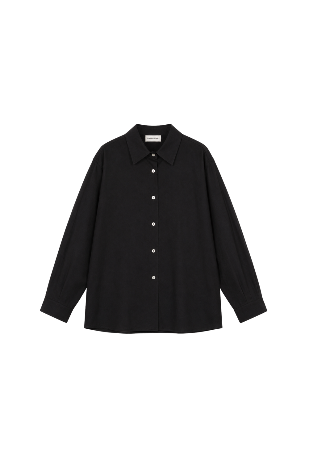 ZOE SHIRT NERO by Clan Upstairs Private Label
