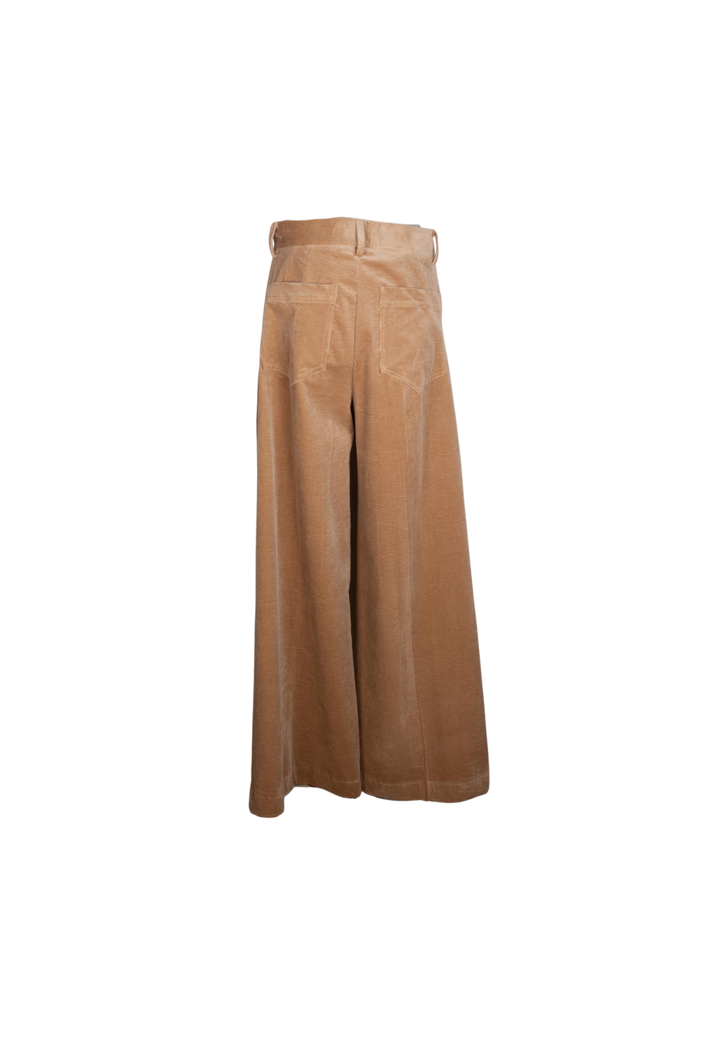 KLELIA CORDUROY BEIGE Trousers by Clan Upstairs Private Label