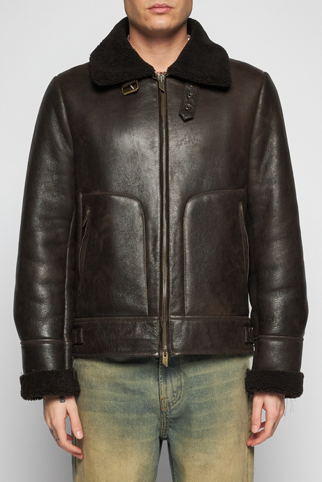 DIES DARK BROWN Jacket by Clan Upstairs