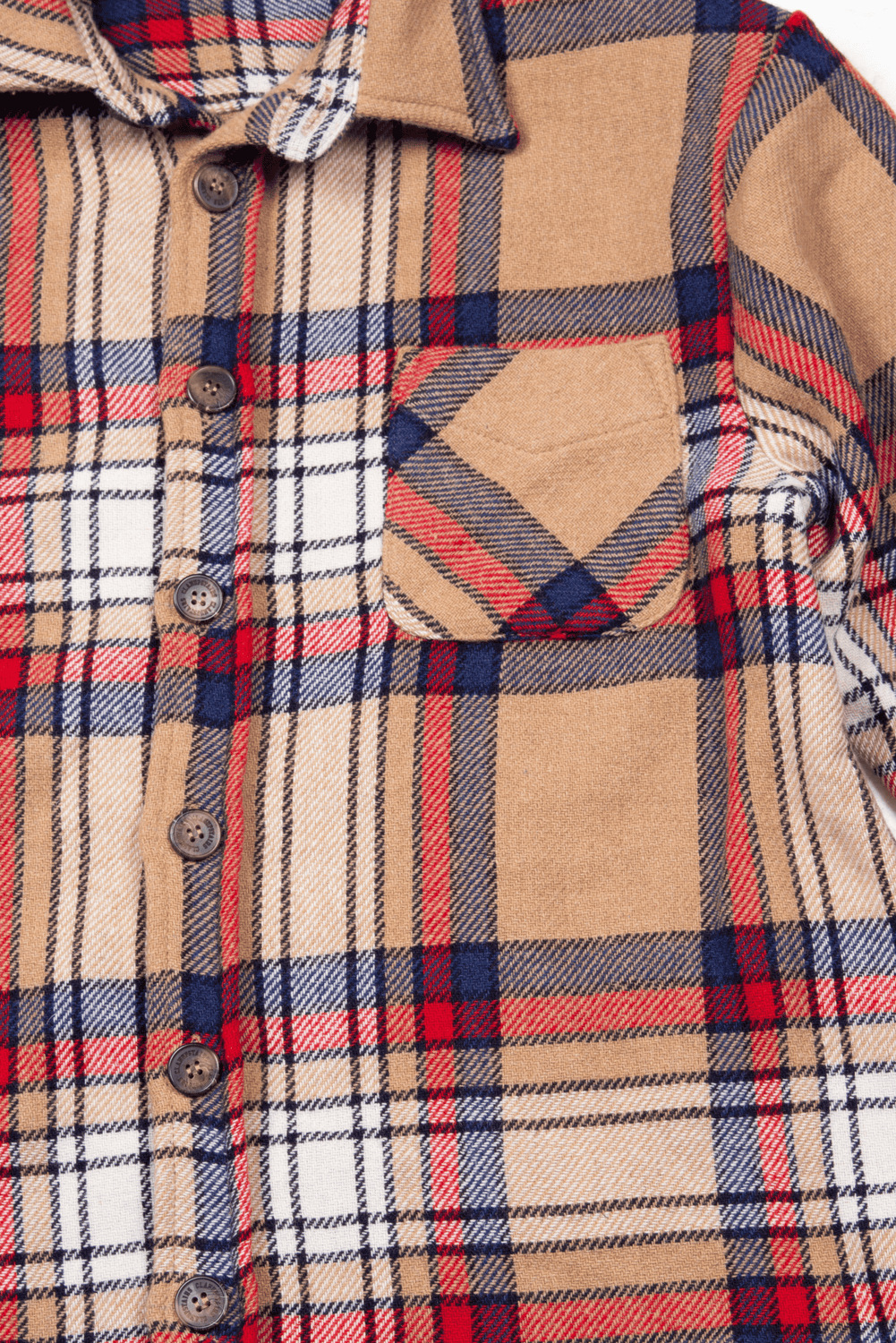 FUMI WOOL C/ROSSO Shirt by Clan Upstairs Private Label