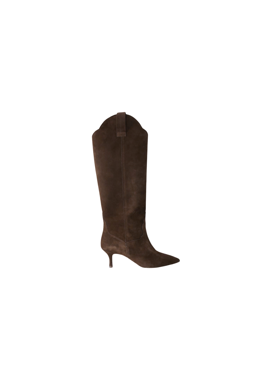 ALEXANDRA SUEDE CHOCOLATE Boots by Club Sogno