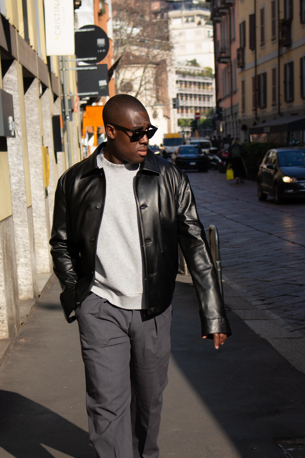 GIOELE LEATHER 999 Jacket by Pence 1979