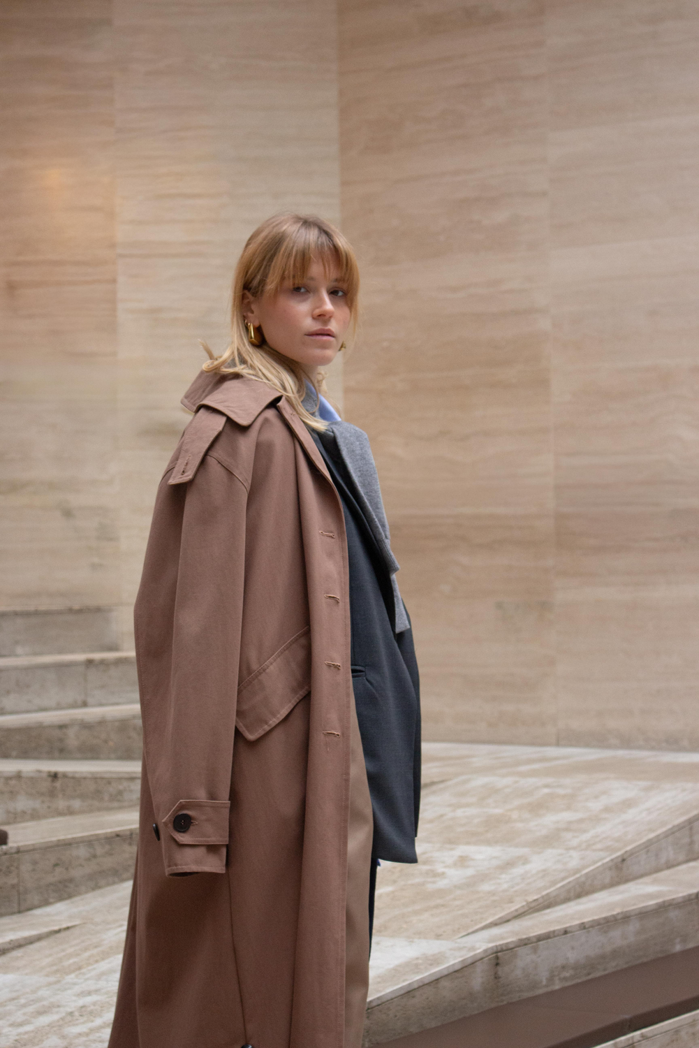 ALEX MARRONE Trench by Clan Upstairs Private Label