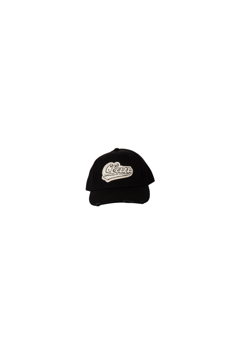 'CLAN' LOGO BLACK Baseball Cap by Clan Upstairs Private Label