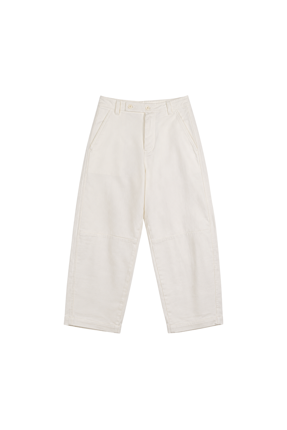 MARTIN TROUSERS WHITE by Clan Upstairs Private Label