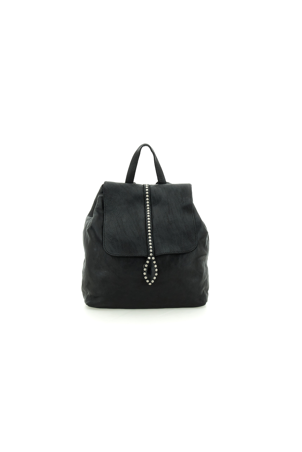 CARLOTTA BLACK STUDDED backpack by Campomaggi