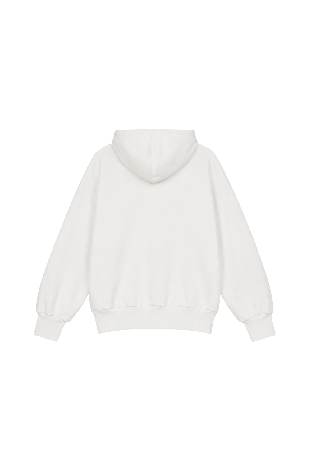 SWEATSHIRT W/RED LOGO NATUR by Clan Upstairs Private Label