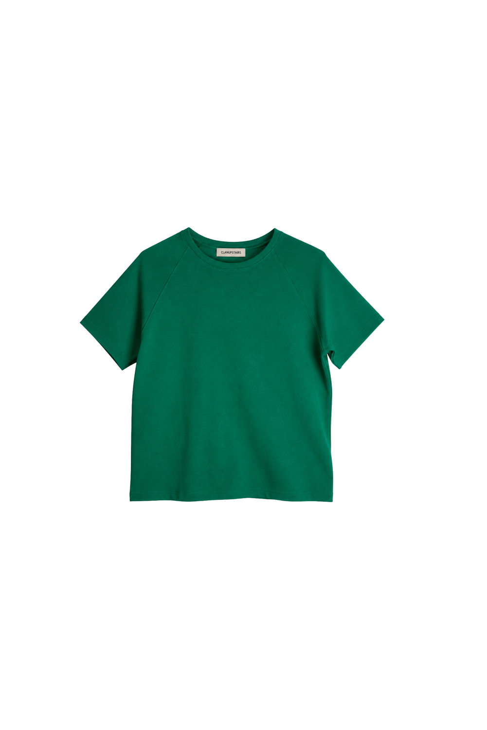 RAGLAN SHORT SLEEVE SWEATSHIRT VERDE by Clan Upstairs Private Label