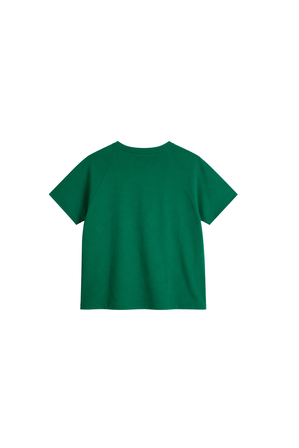 RAGLAN SHORT SLEEVE SWEATSHIRT VERDE by Clan Upstairs Private Label