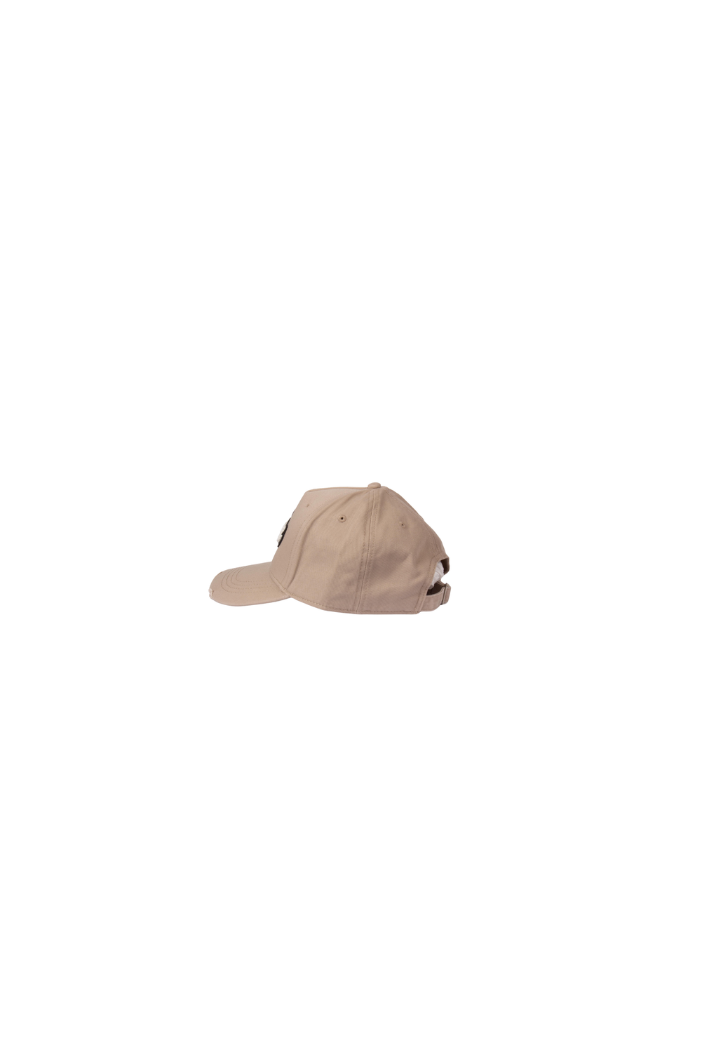 'CLAN' LOGO BEIGE Baseball Cap by Clan Upstairs Private Label