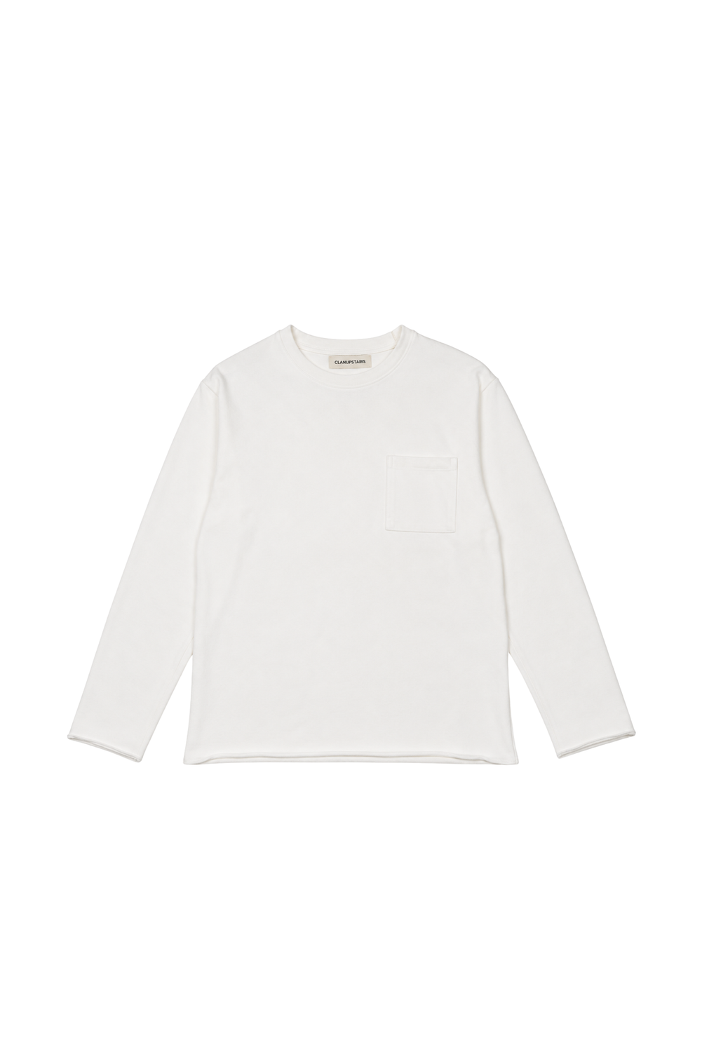 RAGLAN SWEATSHIRT BIANCO by Clan Upstairs Private Label
