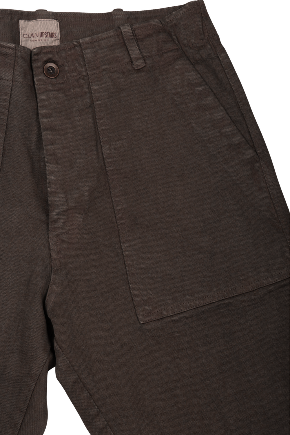 EMIL DENIM CIOCCOLATO Trousers by Clan Upstairs Private Label
