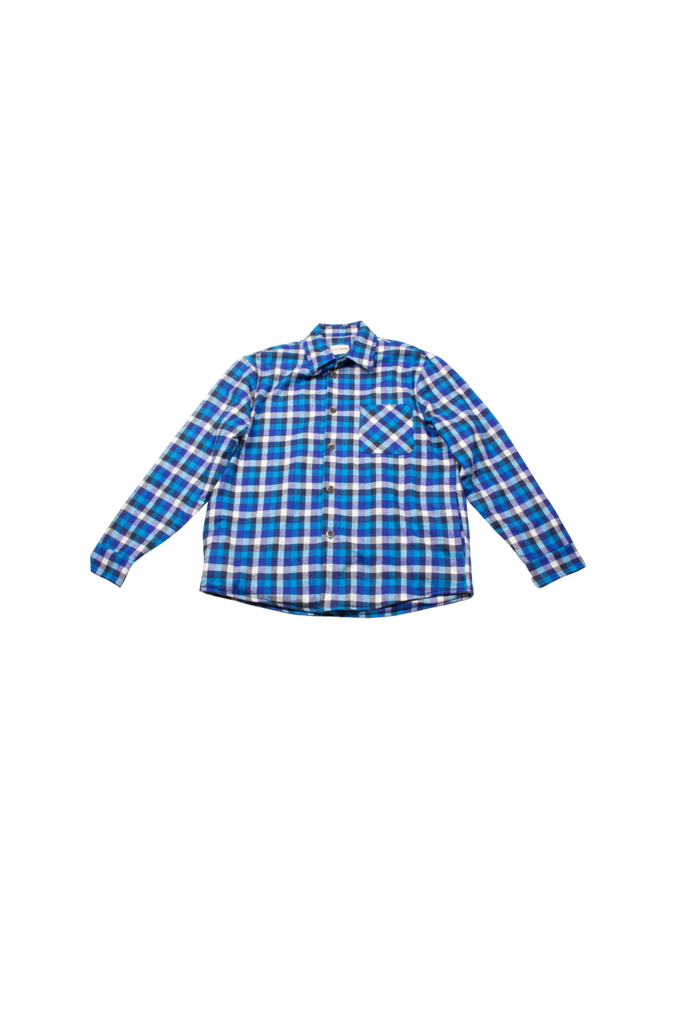 FUMI WOOL C/BLUE Shirt by Clan Upstairs Private Label