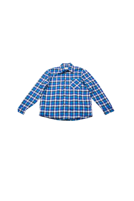 FUMI WOOL C/BLUE Shirt by Clan Upstairs Private Label