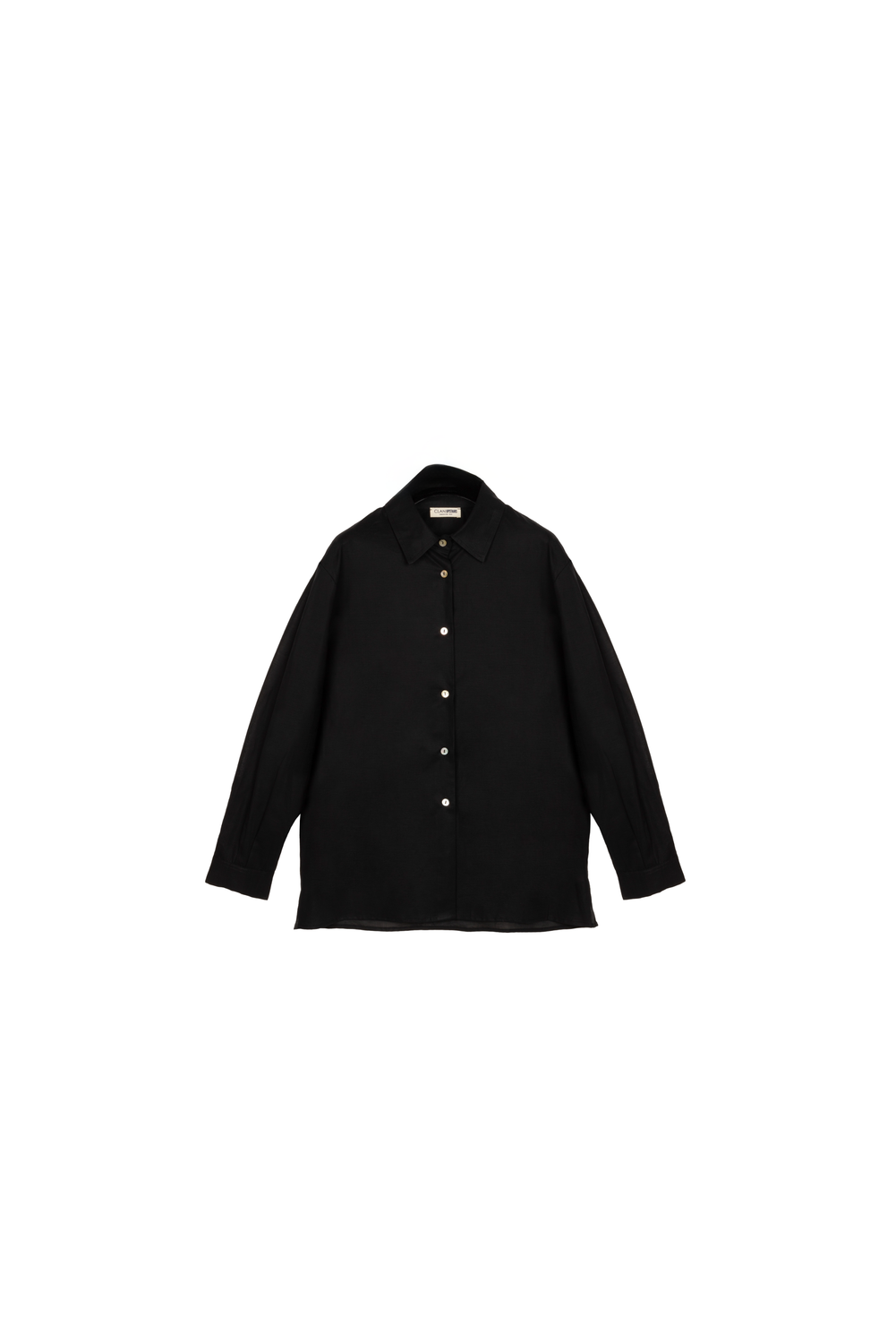 ZOE SHIRT NERO by Clan Upstairs Private Label