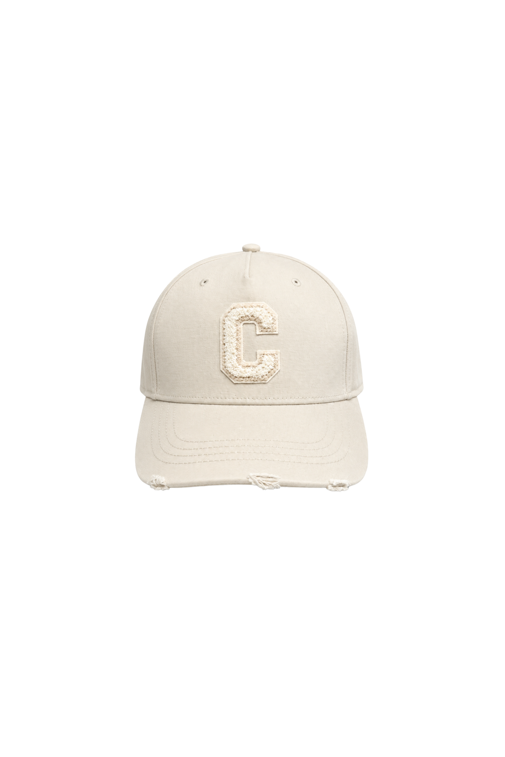 'CLAN' LOGO AVORY Baseball Cap by Clan Upstairs Private Label