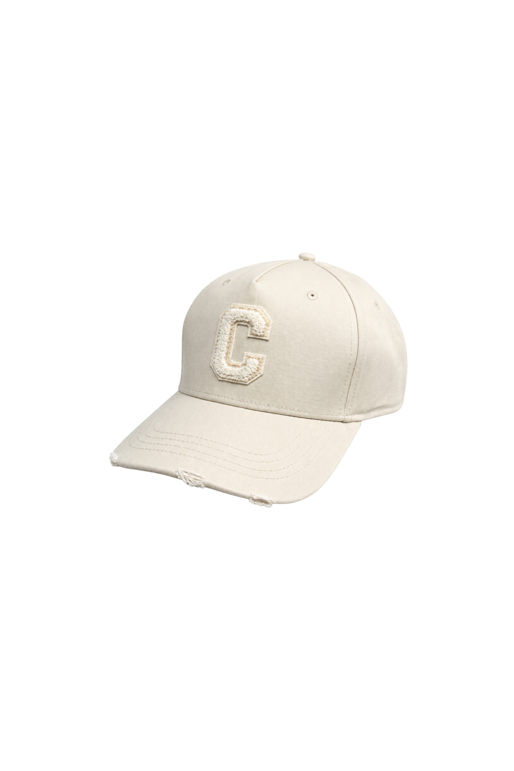 'CLAN' LOGO AVORY Baseball Cap by Clan Upstairs Private Label