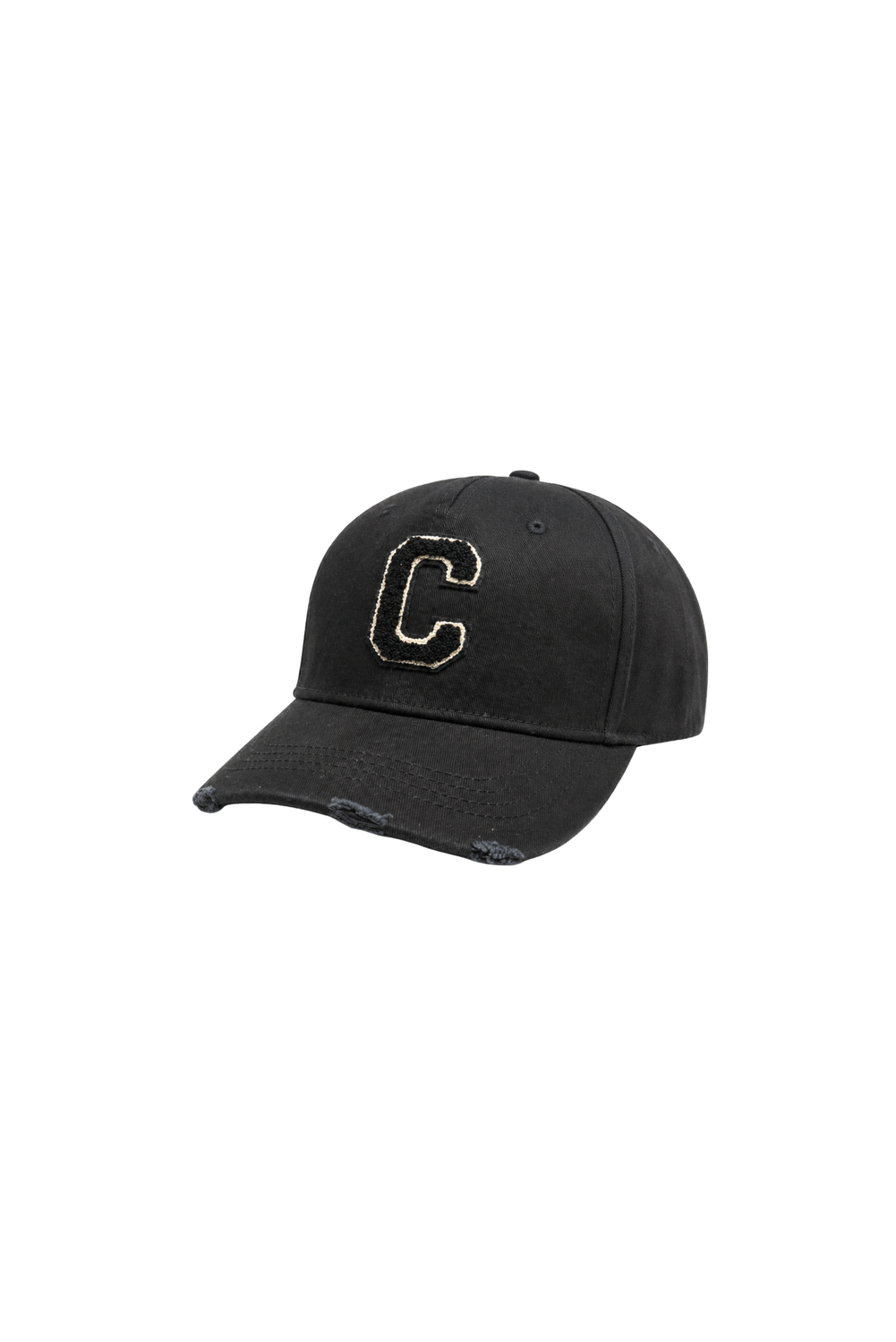 'CLAN' LOGO BLACK Baseball Cap by Clan Upstairs Private Label