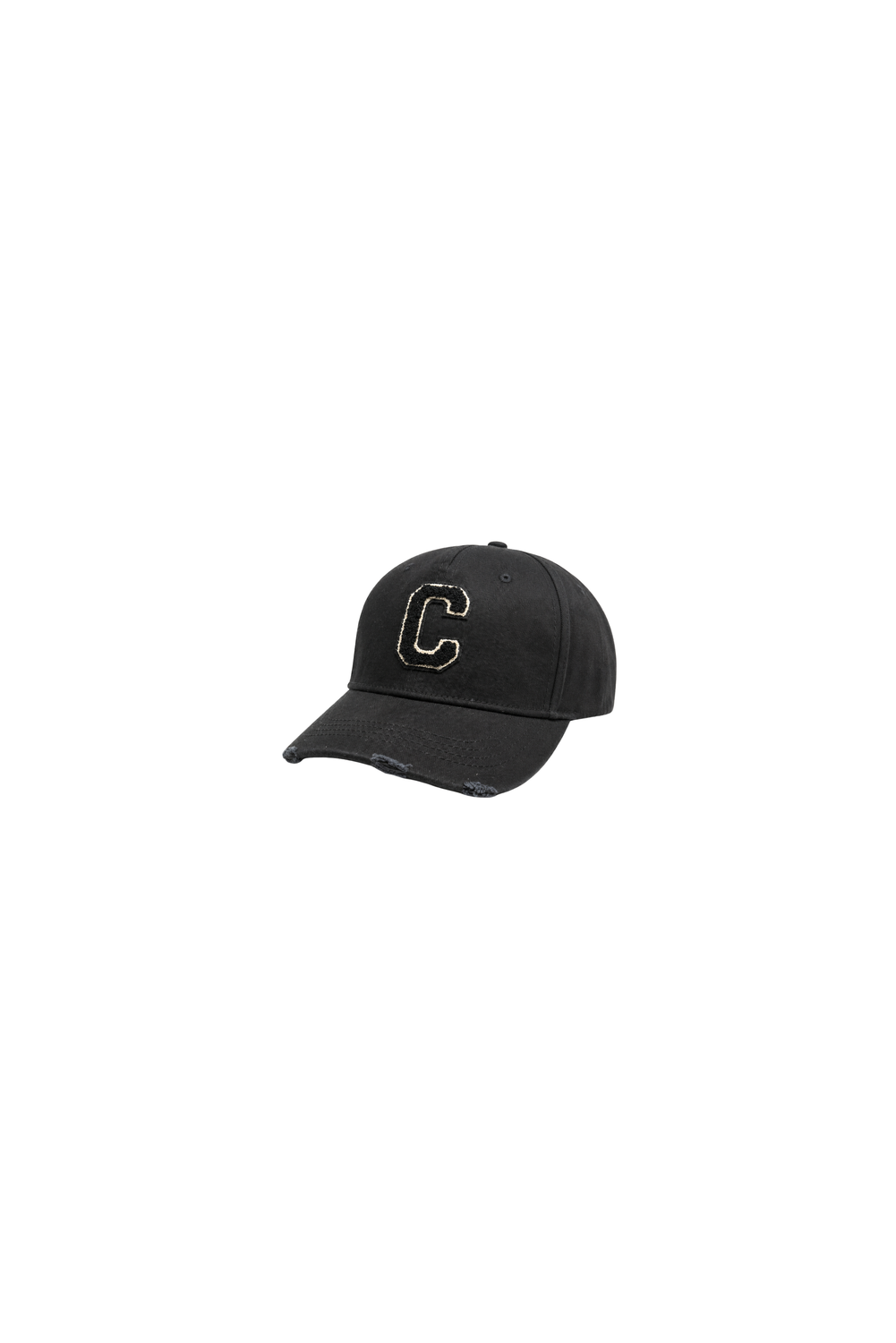 'CLAN' LOGO BLACK Baseball Cap by Clan Upstairs Private Label