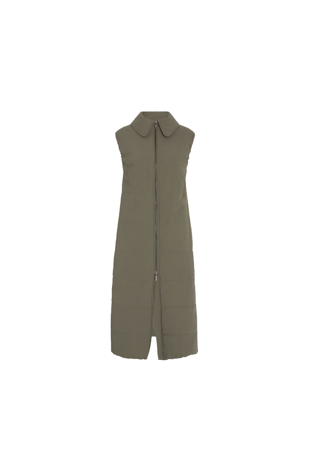 SHRED LONG GILET GREEN by HIGH LAB