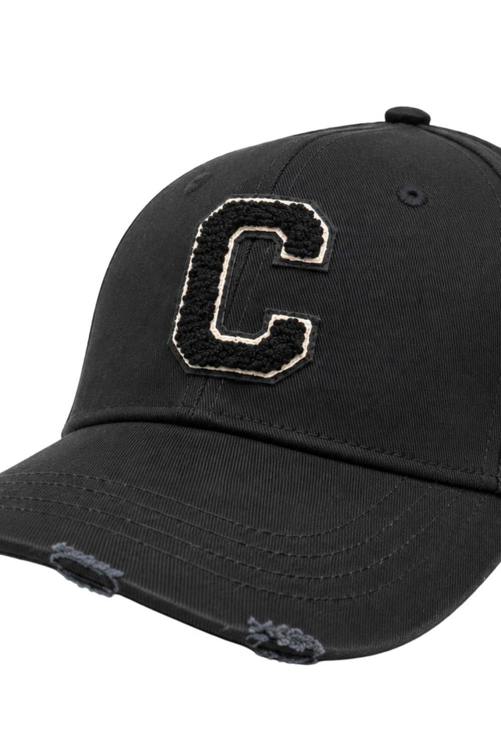 'CLAN' LOGO BLACK Baseball Cap by Clan Upstairs Private Label