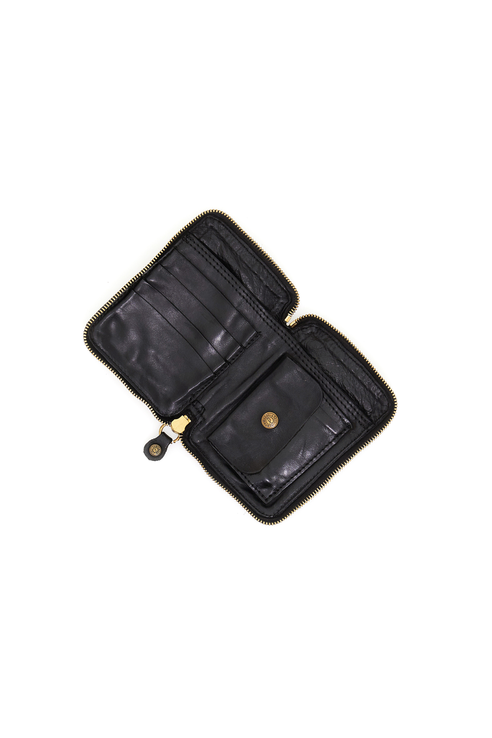 TOSCA BLACK LEATHER wallet by Campomaggi