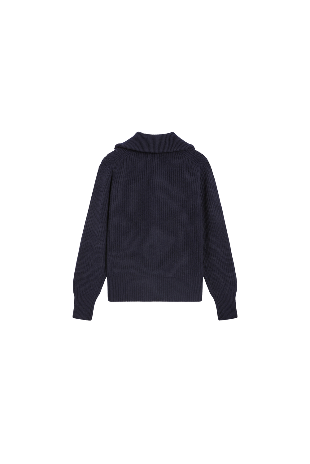 MONZA ZIP-NECK SWEATER DARK BLUE by Pence