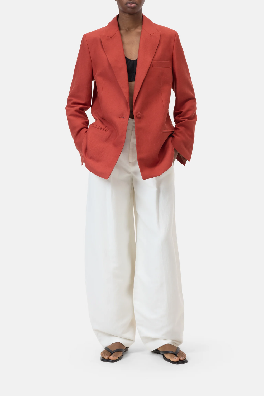 BLAZER BRICK RED by Closed