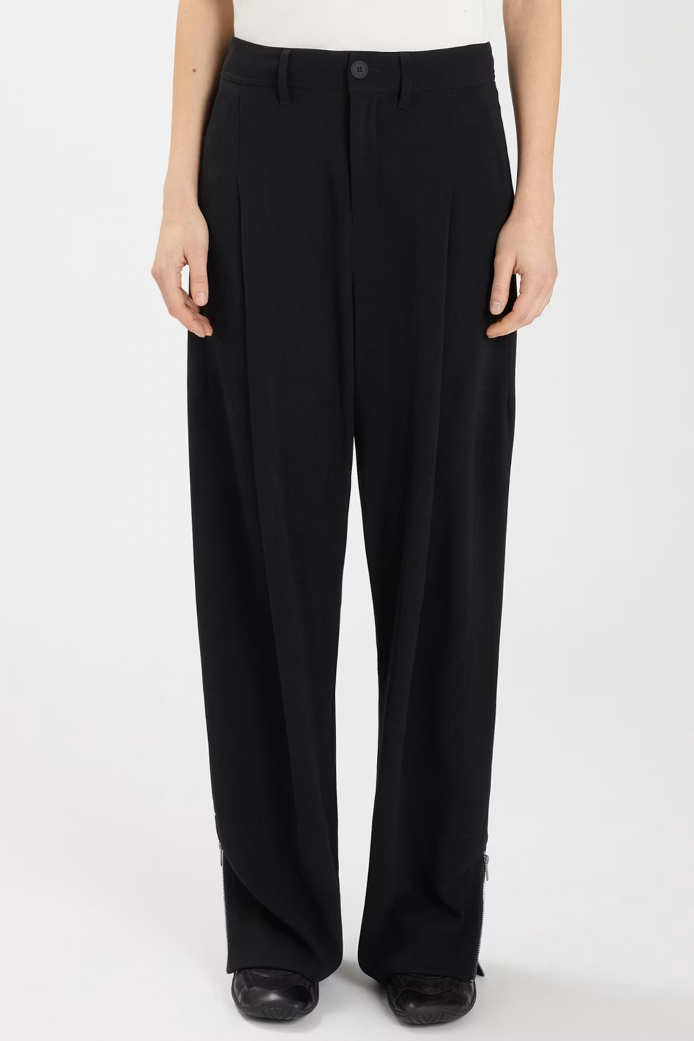 MONITOR TAILORED TROUSERS BLACK by HIGH LAB
