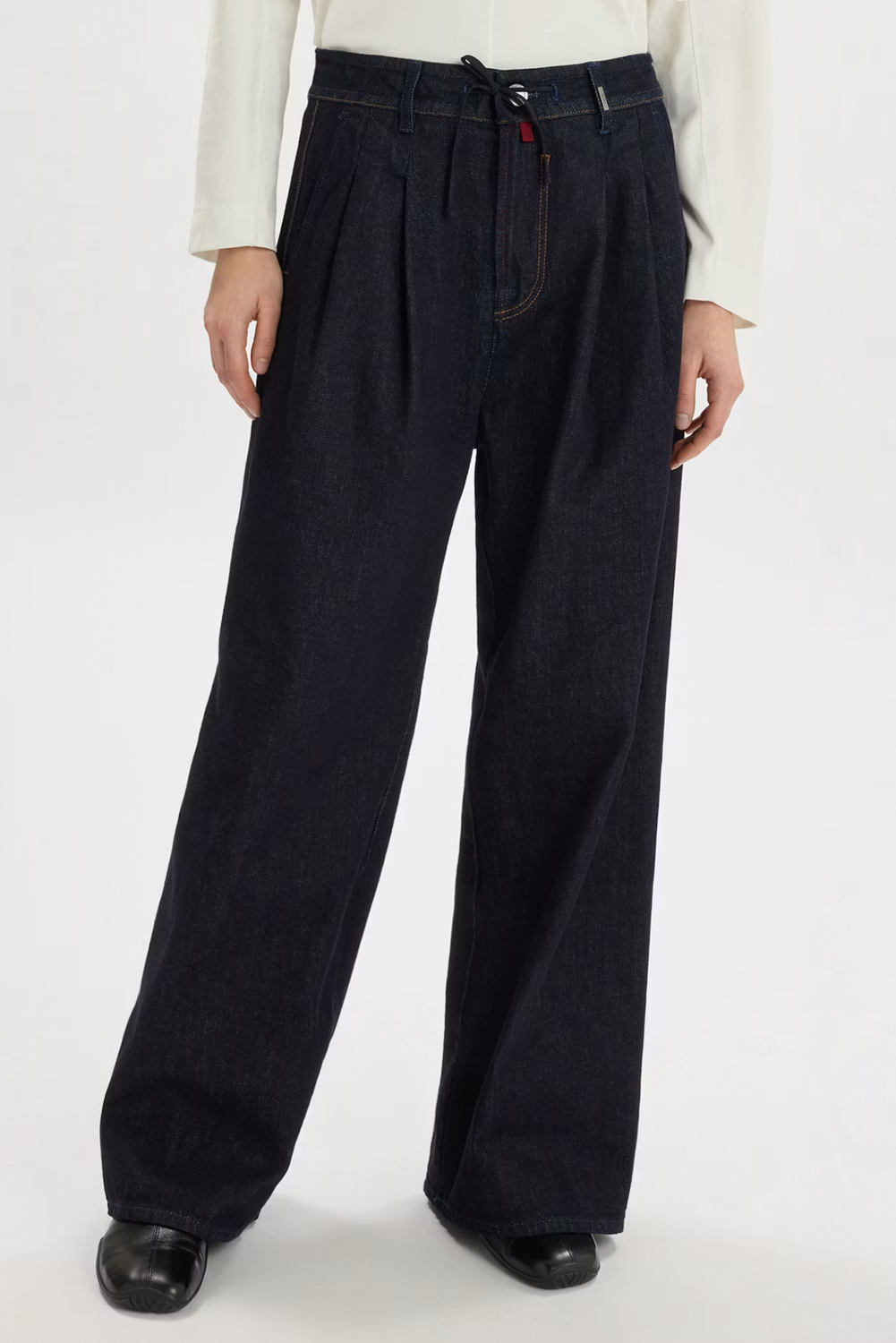 WHIP UP HIGH-WAISTED TROUSERS DENIM by HIGH