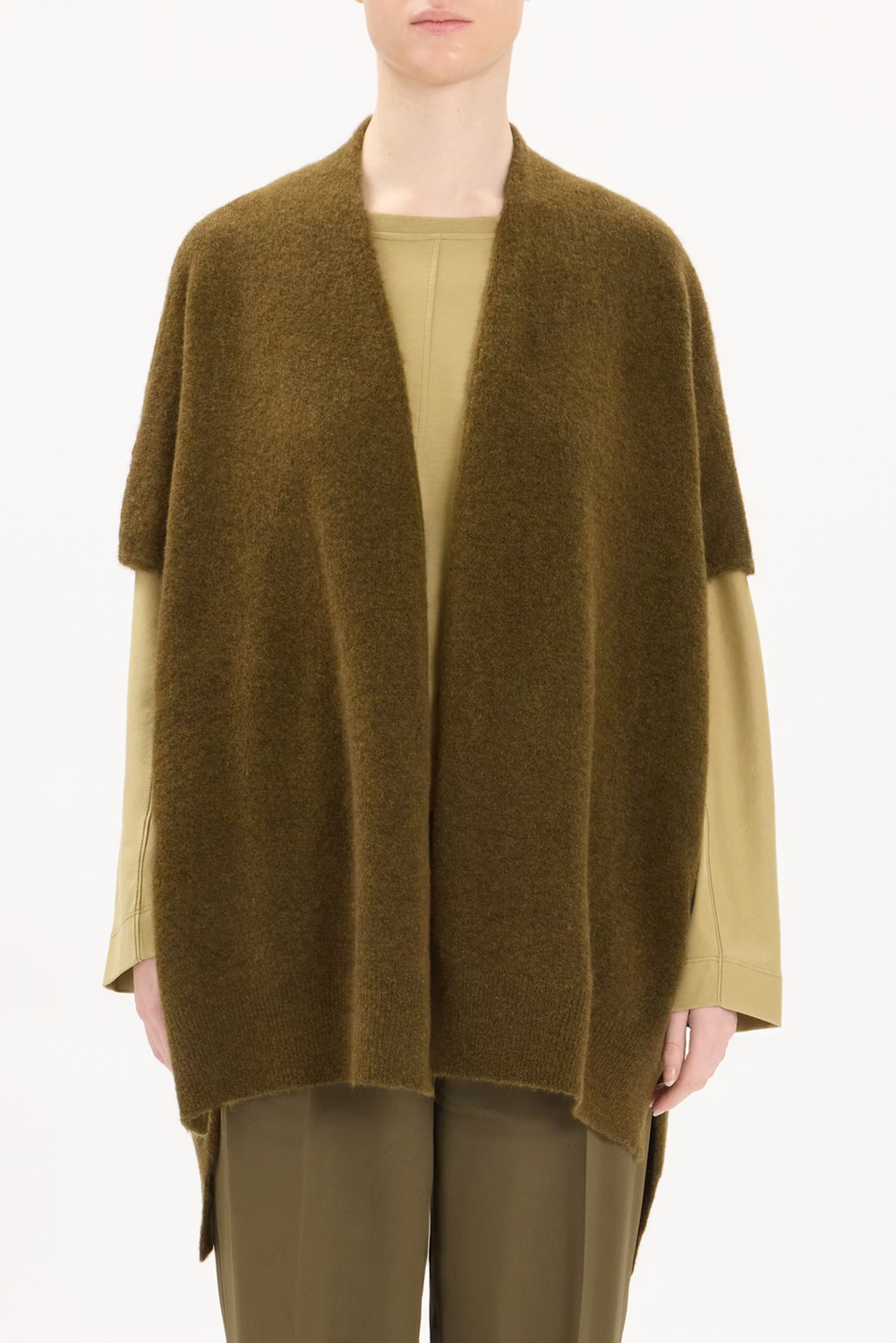 PRUDENCE KNITTED CARDIGAN MOSS GREEN by HIGH