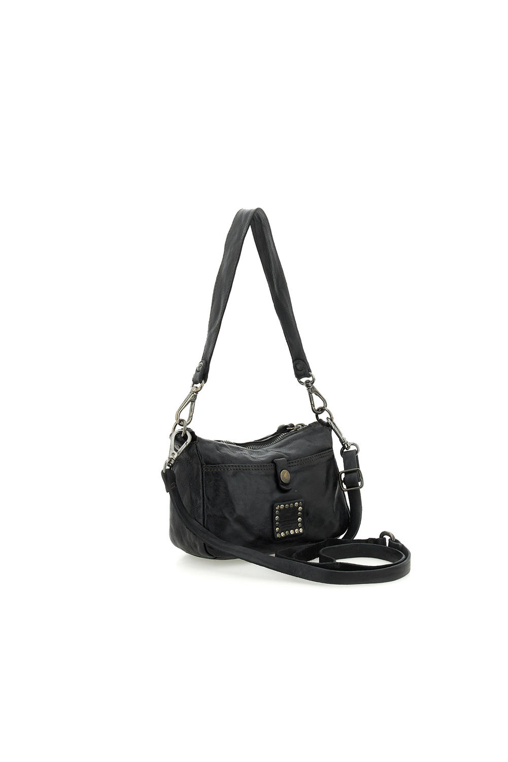 TILDE BLACK EMBELLISHED shoulder bag by Campomaggi
